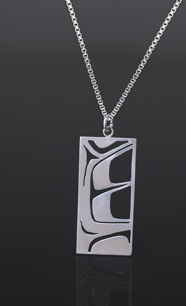 Grant Pauls Tahltan Silver, silver chain 1 1/4 x 1/2 145