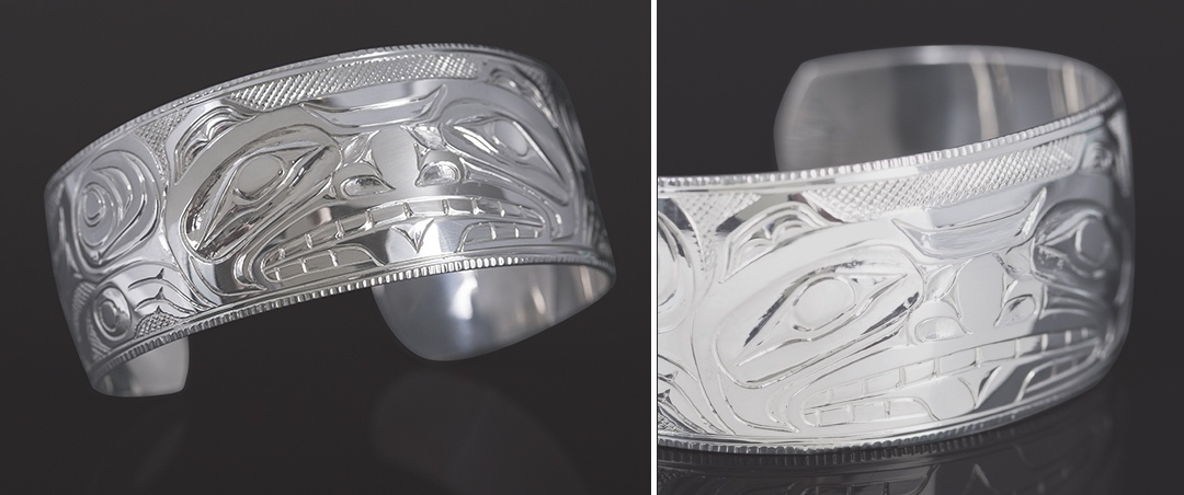 bear bracelet Kelvin Thompson Saulteaux Sterling silver 6 x 1 700 jewelry northwest coast native art