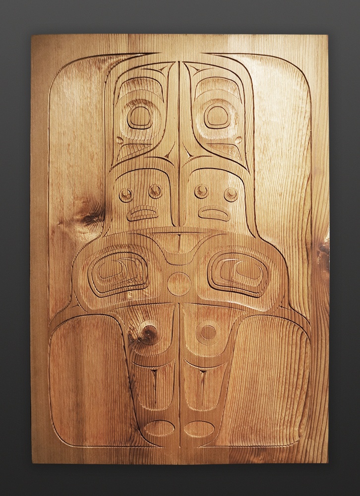 Shawn Aster Tsimshian Ghost cedar panel 1900