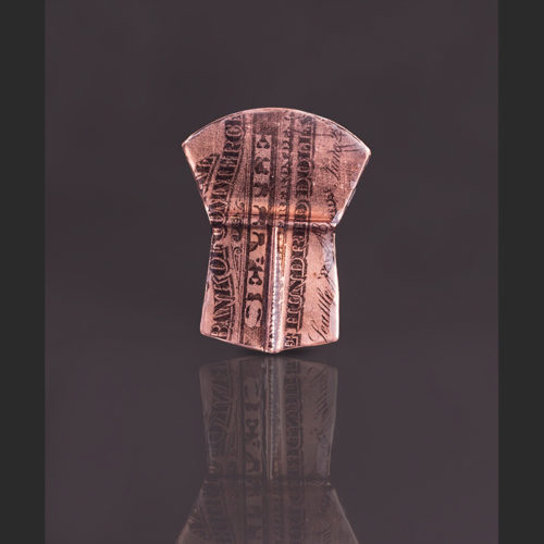 Seattle copper pendant Alison Bremner Tlingit Copper Pendant 2 ¾”L X 1 ¾”W
