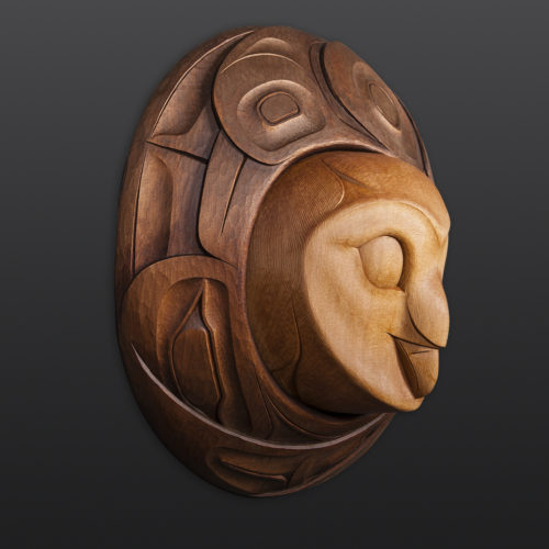 Northern Owl Phil Gray Tsimshian Red cedar 16” x 15” x 5” $6500