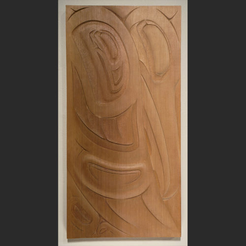 Raven Panel Troy Bellerose Cree Red Cedar 19.5"H x 9.5"W x .75"D