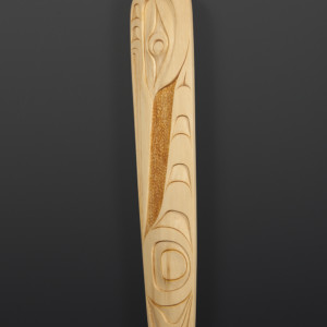 Eagle Paddle Erich Glendale Kwakwaka'wakw Yellow cedar 62" x 6" $3200