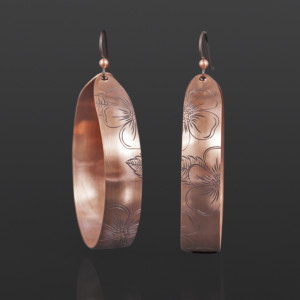 Wild Roses Jennifer Younger Tlingit Copper $200