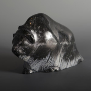 Musk Ox Pudlalik Shaa Inuit Serpentine #57 10 ½” x 6” x 4” $1400