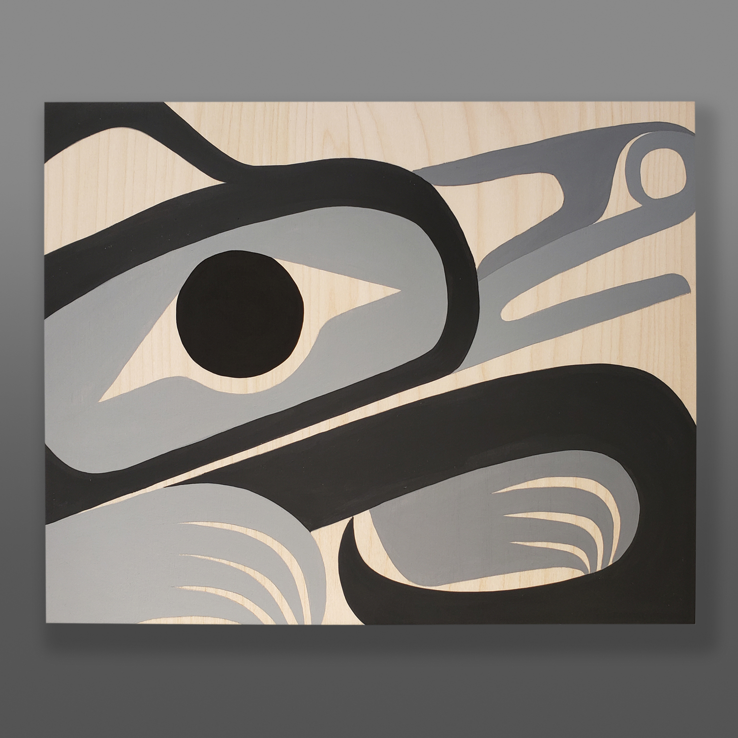 Something to Say Rachel Smith Oweekeno Acrylic on birch panel 14” x 11” $300