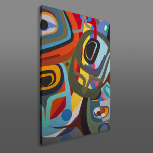 Within the Rainbow
Steve Smith – Dla’kwagila 
Oweekeno
Acrylic on Canvas
36” x 24”
$4500
