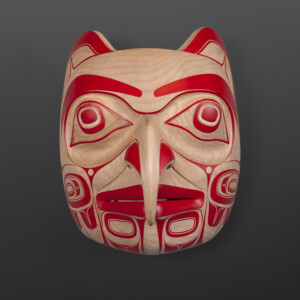 Becoming Eagle Spirit Cori Savard Haida Red cedar, paint 12" x 8" x 7" $4500