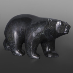 Sniffing Bear
Tony Oqotaq
Inuit
Serpentine
11" x 6" x 4"
$1250