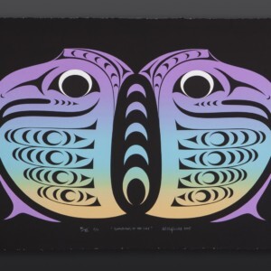 Kelly Cannell Coast Salish Guardians of the Sky Serigraph, C/P 28" x 18" $400
