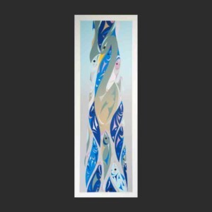 Iona Beach Susan Point Limited Edition Serigraph 2012 32" x 12.5"
